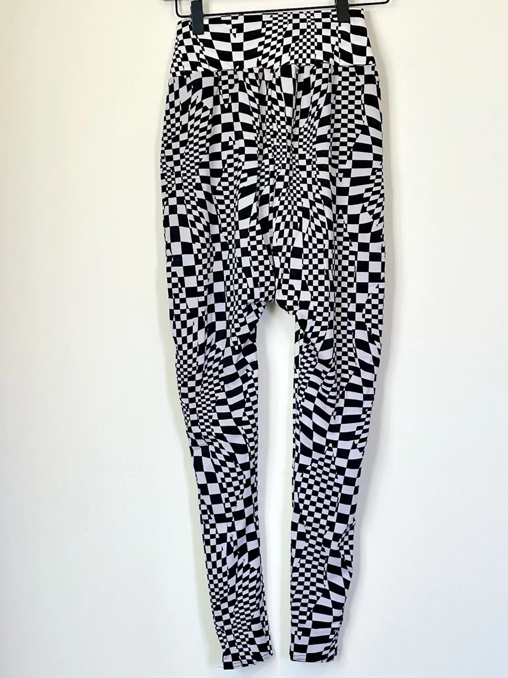 Weissman Black Sequin Vest with Black & White Checker Pants Jazz Hip Hop Dance